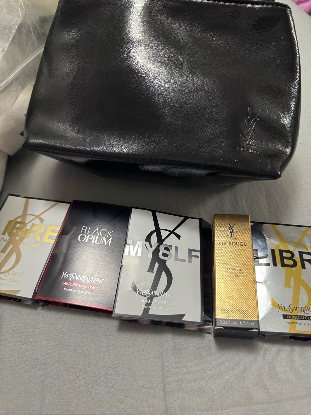 YSL Yves Saint Laurent Black Opium Myslf Libre Or Rouge Luxury Goodies Bundle